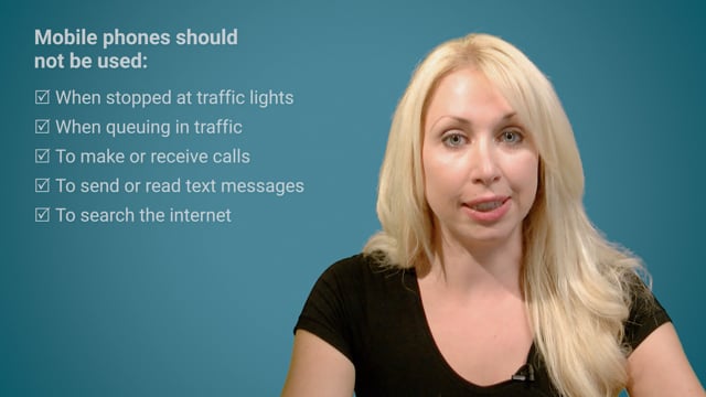 Module 02: Laws and penalties associated with using a mobile device when driving - Video Thumbnail
