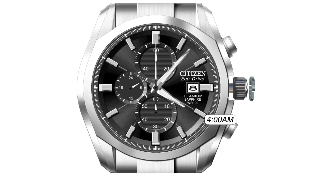 Citizen eco drive titanium sapphire 2024 b612