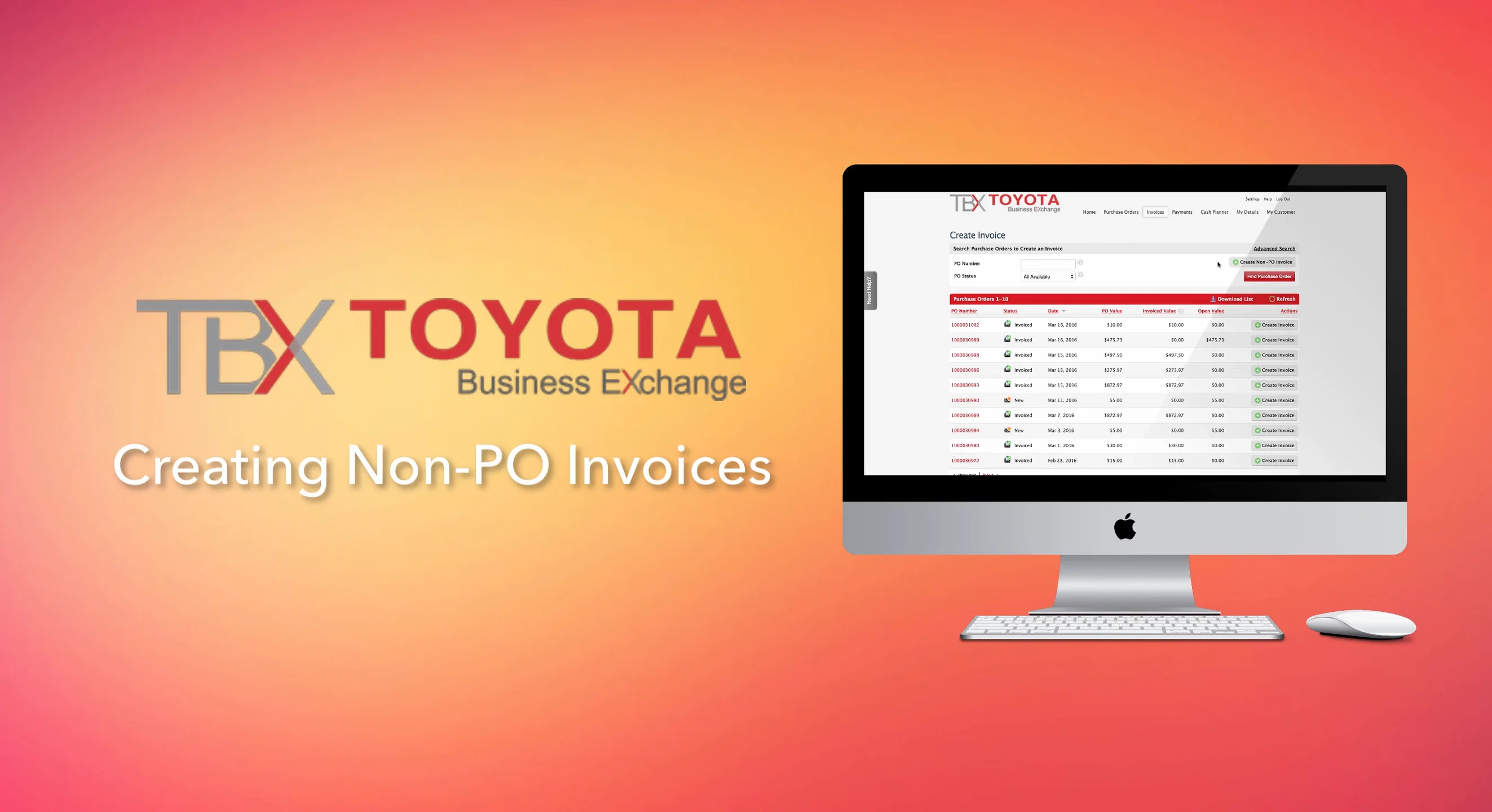 Toyota - TMNA-TMS - TFS - Creating Non-PO Invoices - Toyota - TMNA-TMS ...
