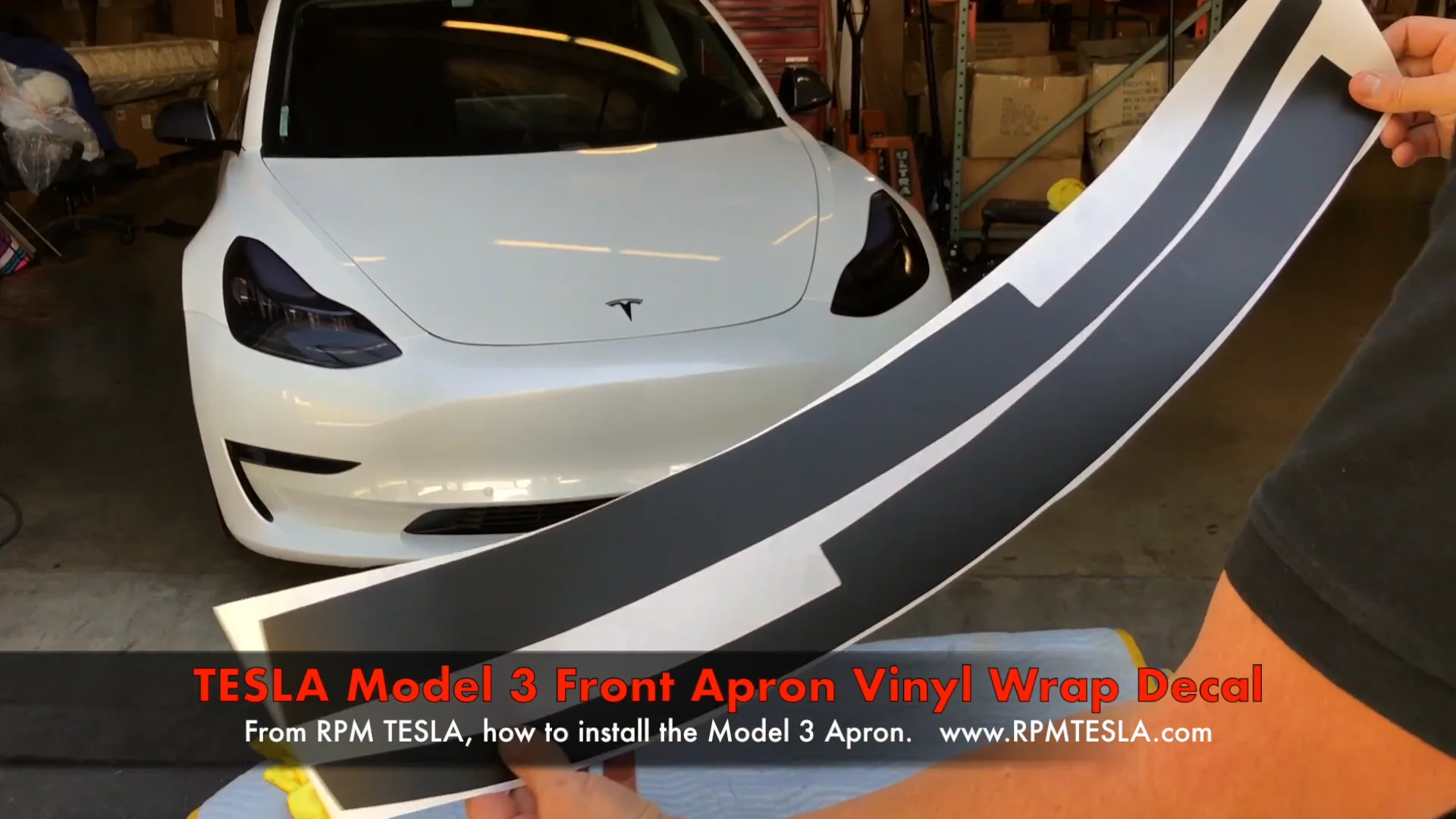 Model 3 Tailgate Applique Wrap Installation on Vimeo