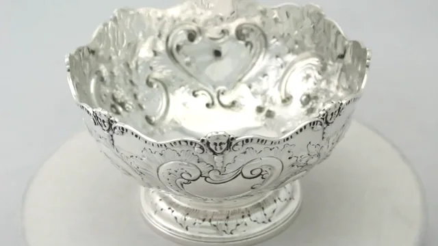 Sterling silver hot sale bowl value