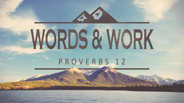 Words and Work - PRO 12