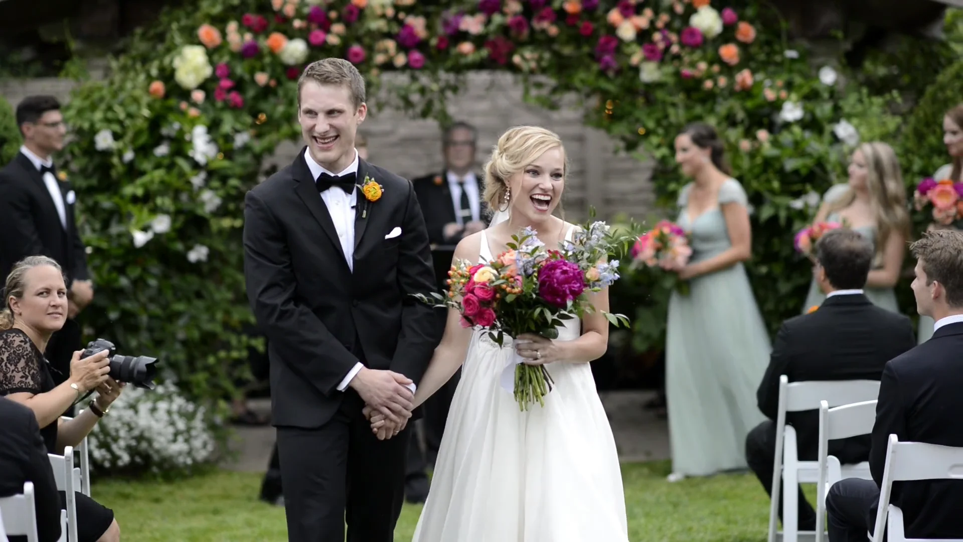 The wedding of Emma + Spencer was one for the ages. Adorned with the most  incredible floral artwork by @flowersbysemia, this sunshine filled weekend  felt like a true slice of heaven right, image size:1920x1080