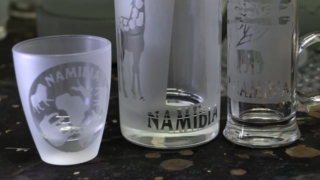 Maker Video: Glassware Sandblasting Created by Vinyl Cutting Artwork Stencil Cut on V-Smart Vinyl Cutter