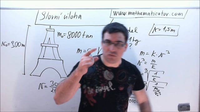 Slovní úloha - Eiffelovka 21. 11. 2014