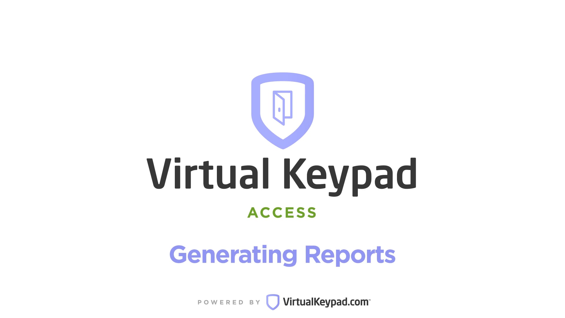 VirtualKeypad.com How-To Series: Reports