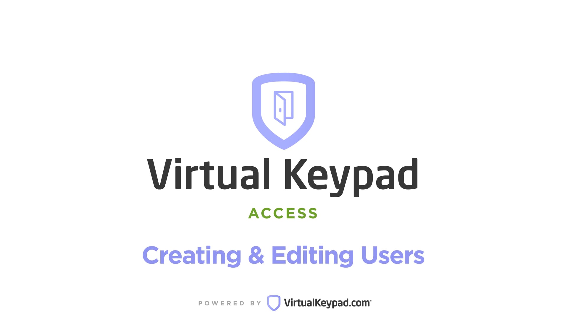 VirtualKeypad.com How-To Series: Users