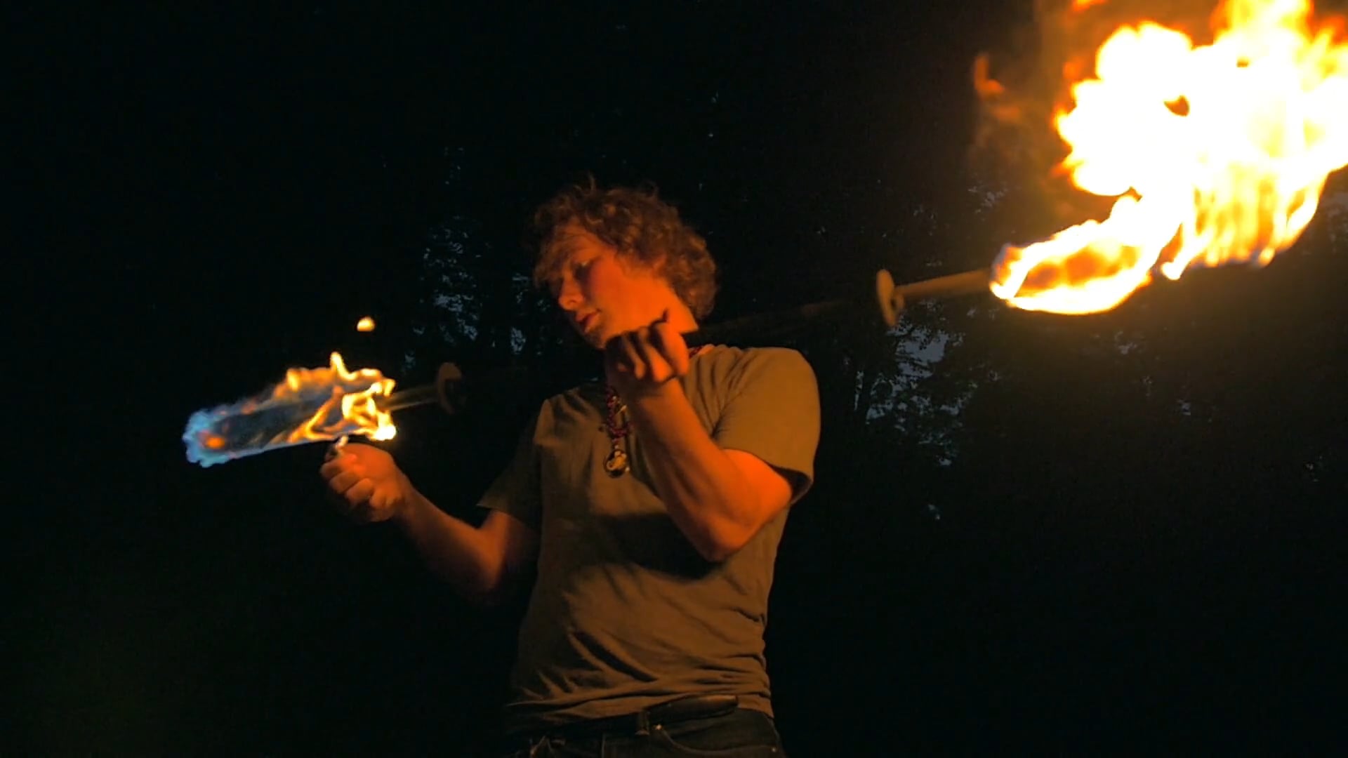 Promotional video thumbnail 1 for Austin Riggs Fire Performance