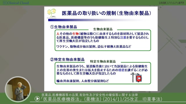 [11-4] 医師事務作業補助者研修 section11：医薬品医療機器法(薬機法)について