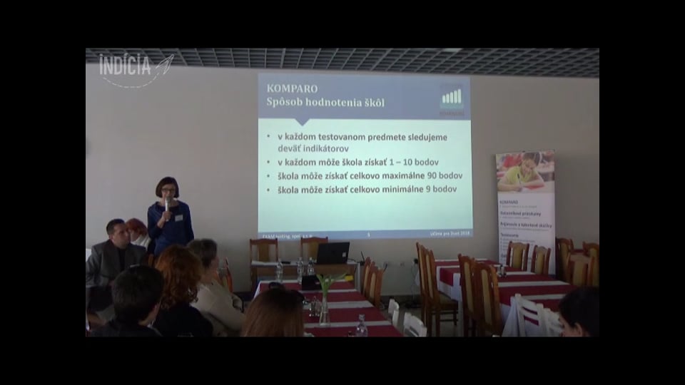 Roman Farnbauer, Alena Bastlová - Čo sa školy o sebe dozvedajú v testovaní KOMPARO
