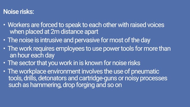 Module 02: Risk Assessment for Noise Hazards and Types of Noise - Video Thumbnail