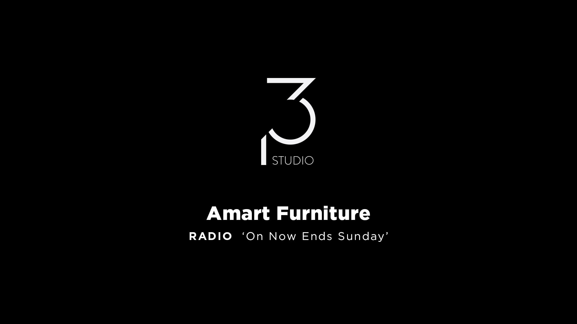 Radio Amart Furniture 'Ends Sunday' on Vimeo