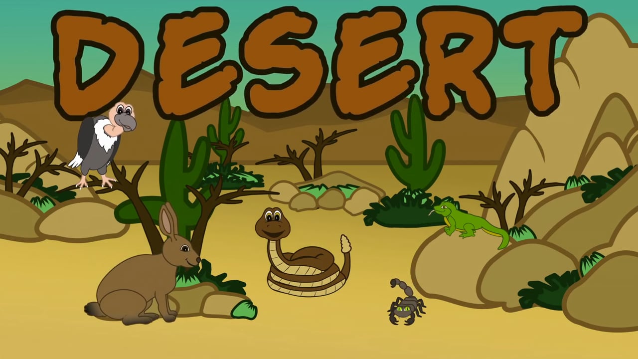 Desert Animals Fun Spelling Songs for Children Kids Spelling