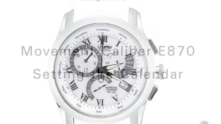 Citizen eco sale drive e870 manual