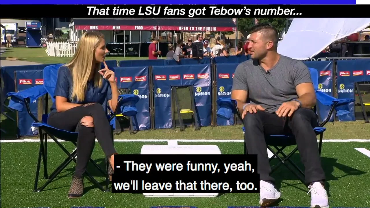 Tim Tebow Describes Horrible Messages LSU Fans Sent Him in '07