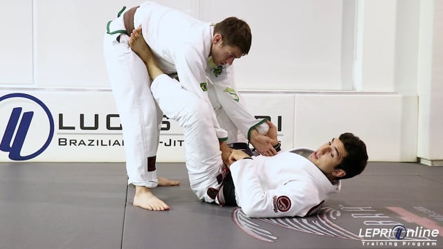Open Guard to Tripod Sweep to Knee Cut Pass