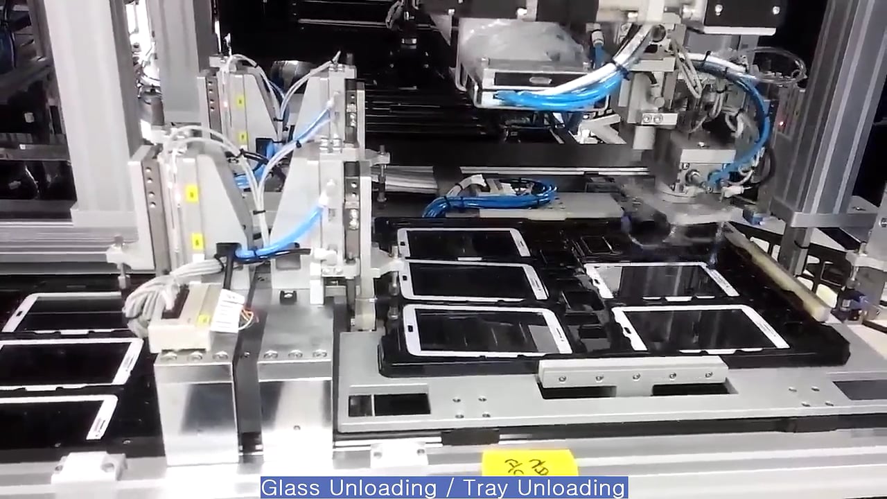 Window Glass Inspection System 모바일 커버(곡면) 글래스 검사 장비 on Vimeo
