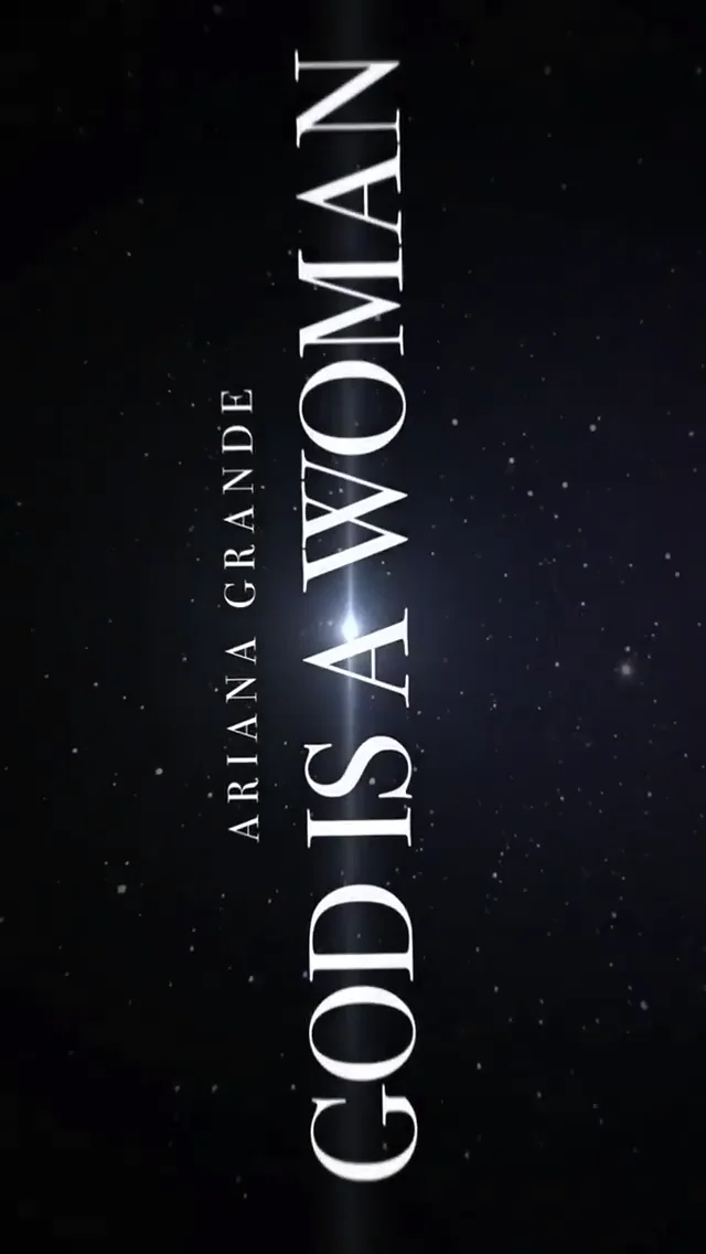God is a woman lyrics video on Vimeo