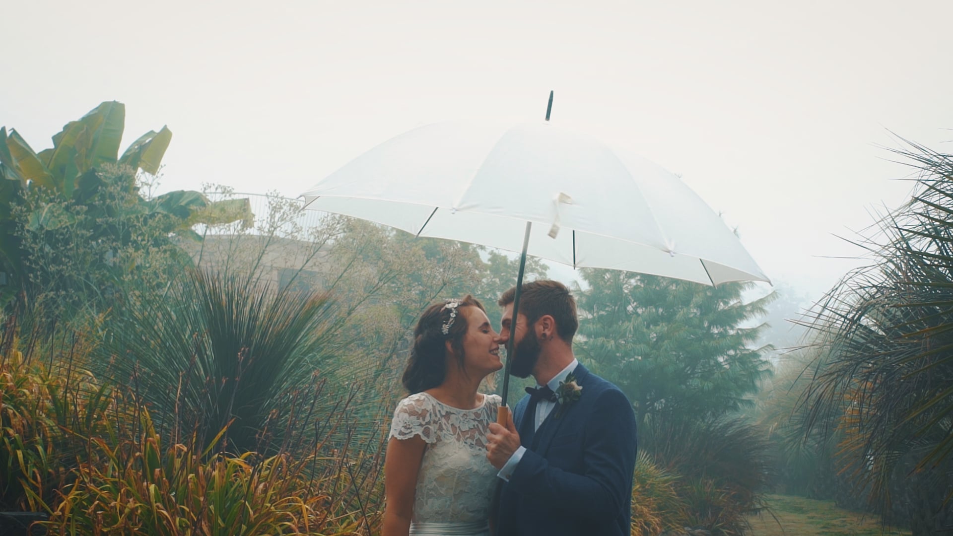 Elopement Wedding video Trenmenheere Gardens, Cornwall - Amy & Daniel