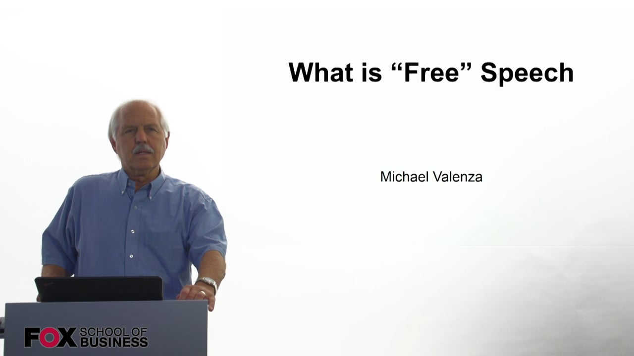What is “Free” Speech?