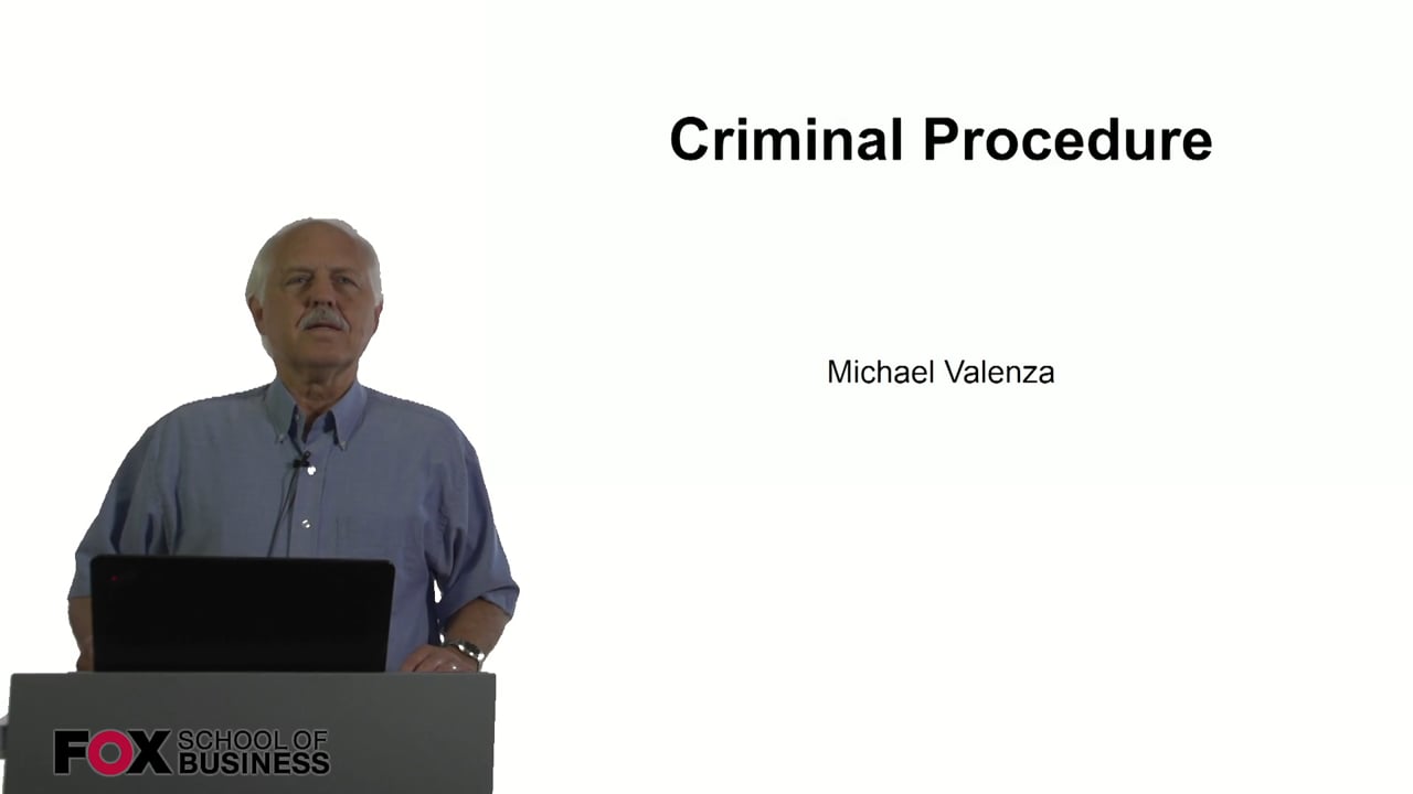 Criminal Procedure