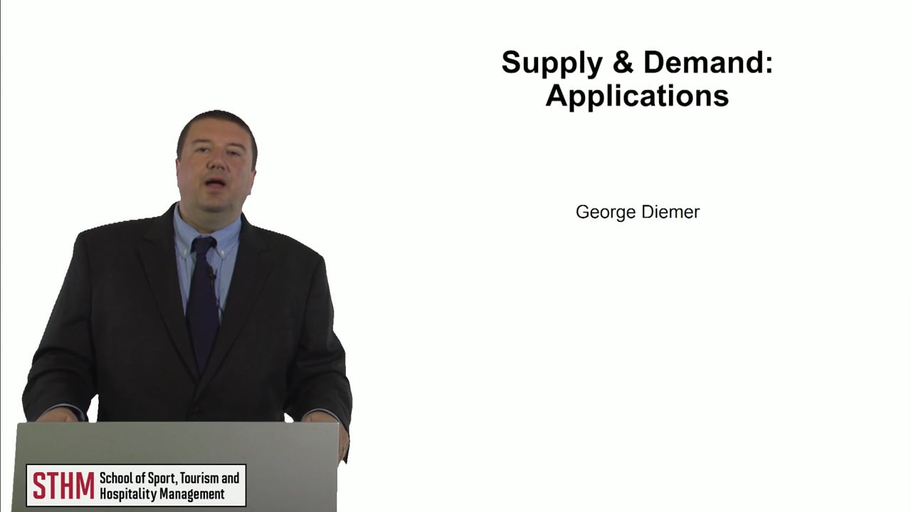 Supply & Demand – Applications