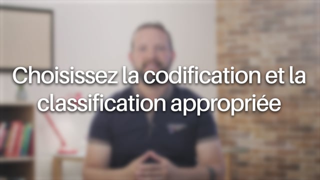 Choisissez La Codification Et La Classification Appropriées - Découvrez ...