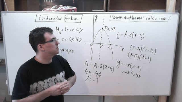 Funkce - Kvadratická - graf a předpis paraboly 7. 5. 2014