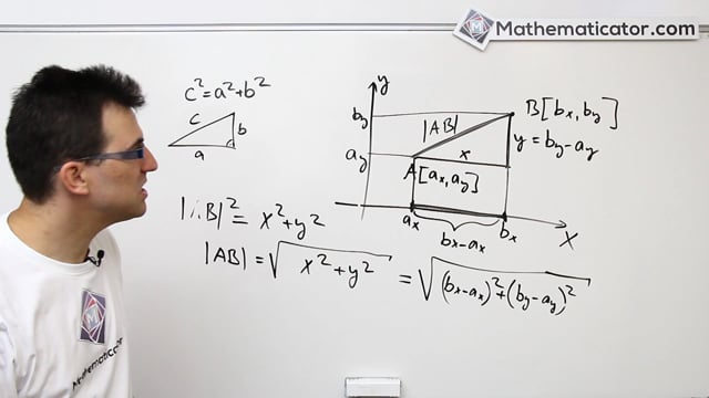 Analytická geometrie 3 - Vzdálenost dvou bodů v rovině - Jak na to