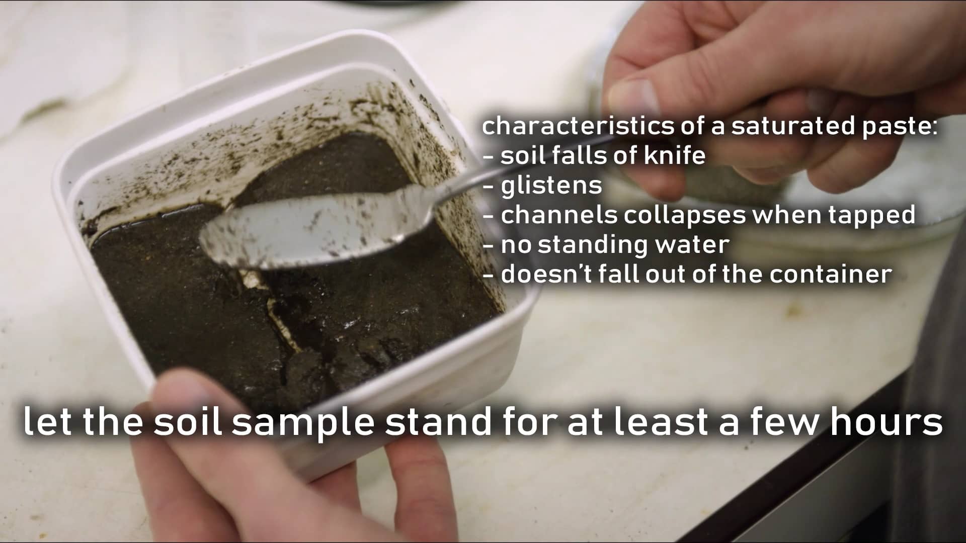 Training video How to take a soil sample and measure soil salinity