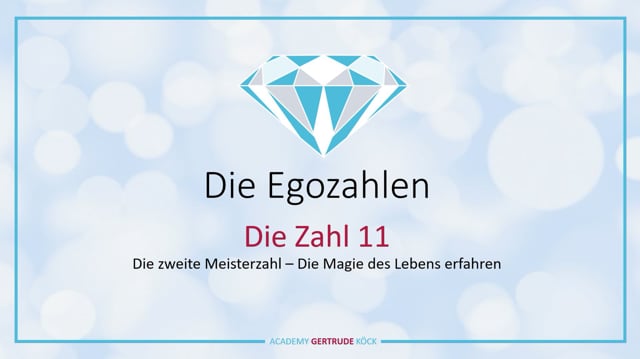 Die Egozahl 11