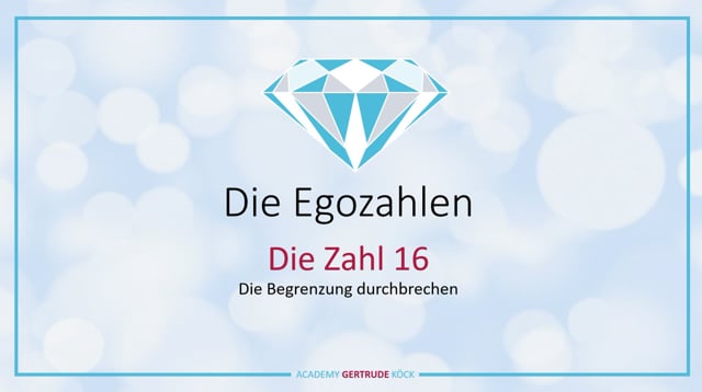 Die Egozahl 16