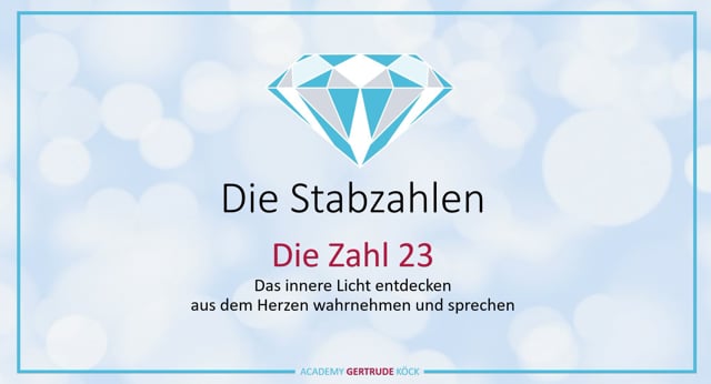 Die Stabzahl 23