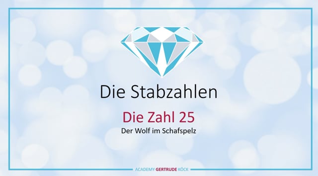 Die Stabzahl 25