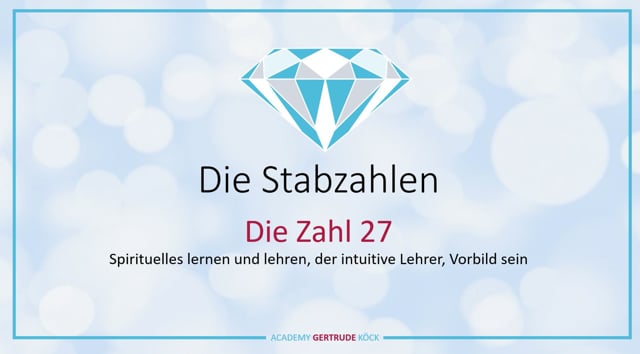 Die Stabzahl 27