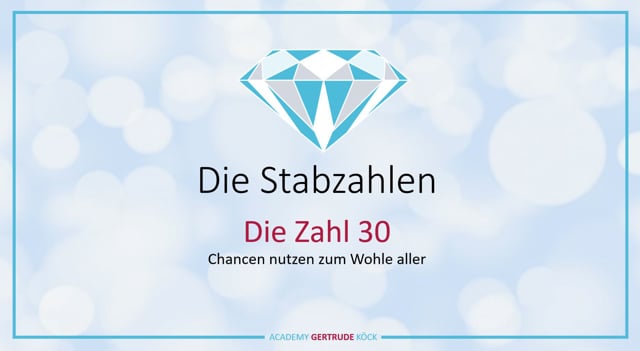 Die Stabzahl 30