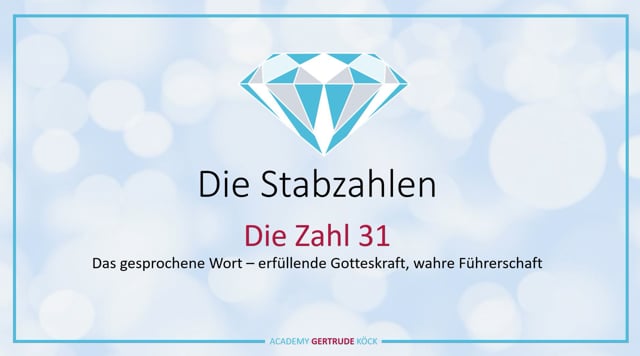 Die Stabzahl 31