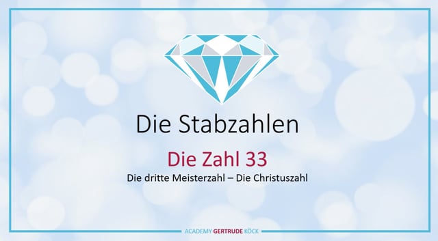 Die Stabzahl 33