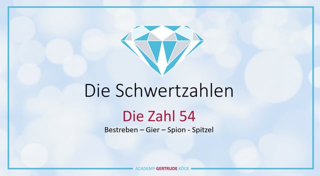 Die Schwertzahl 54