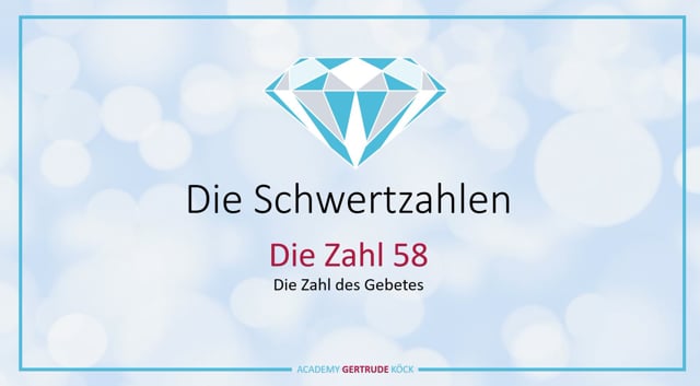 Die Schwertzahl 58