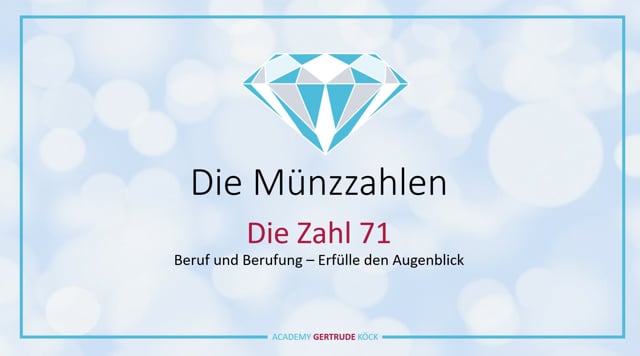 Die Münzzahl 71