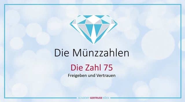Die Münzzahl 75