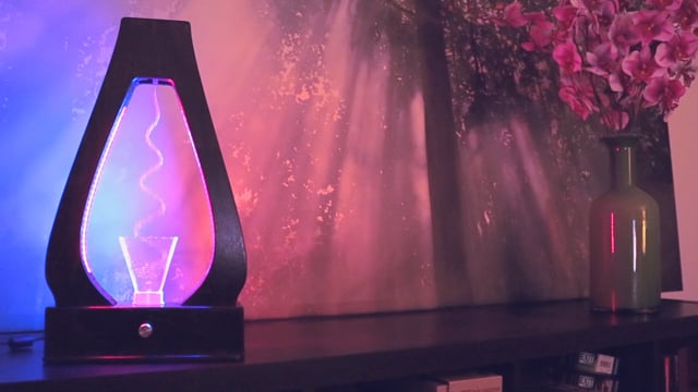 video Wassermanipulierende Springbrunnenlampe