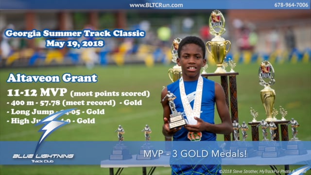 Altaveon Grant, 2-Time National Junior Olympian and Champion