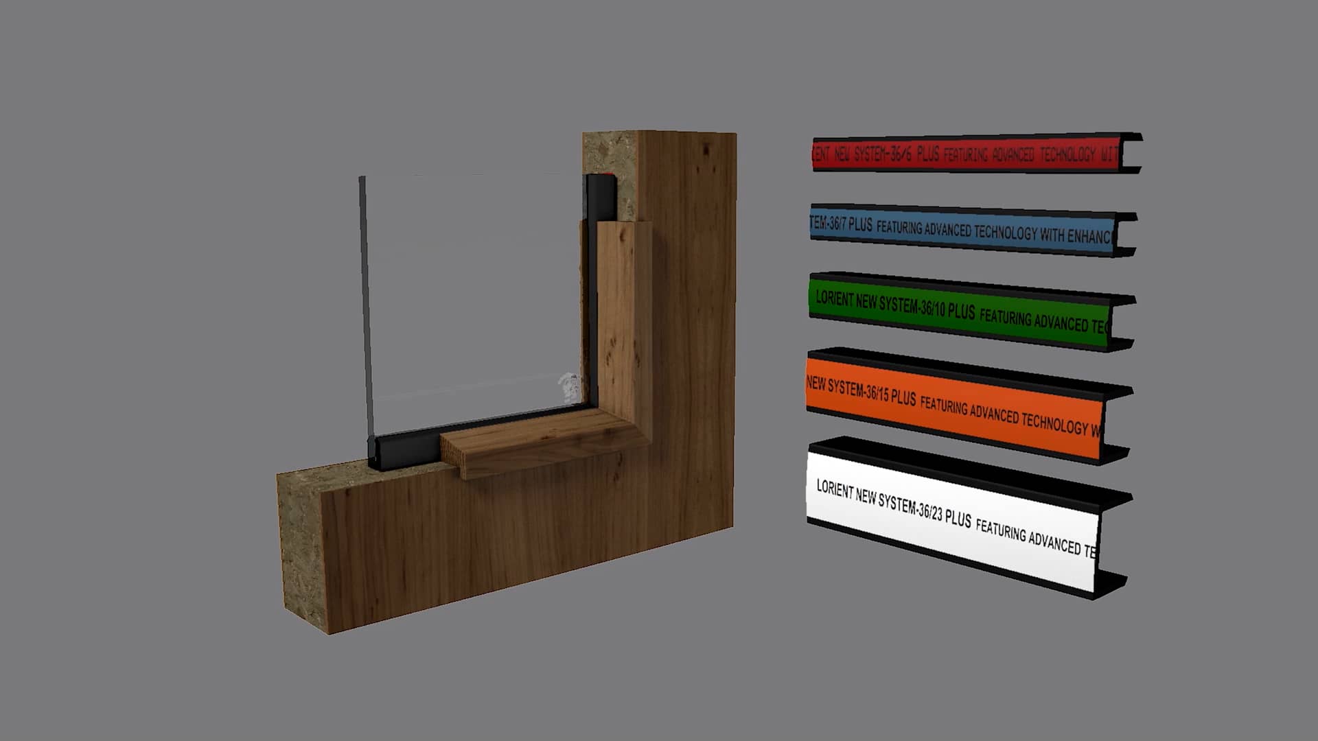 Lorient System36 PLUS fire resistant glazing gasket on Vimeo