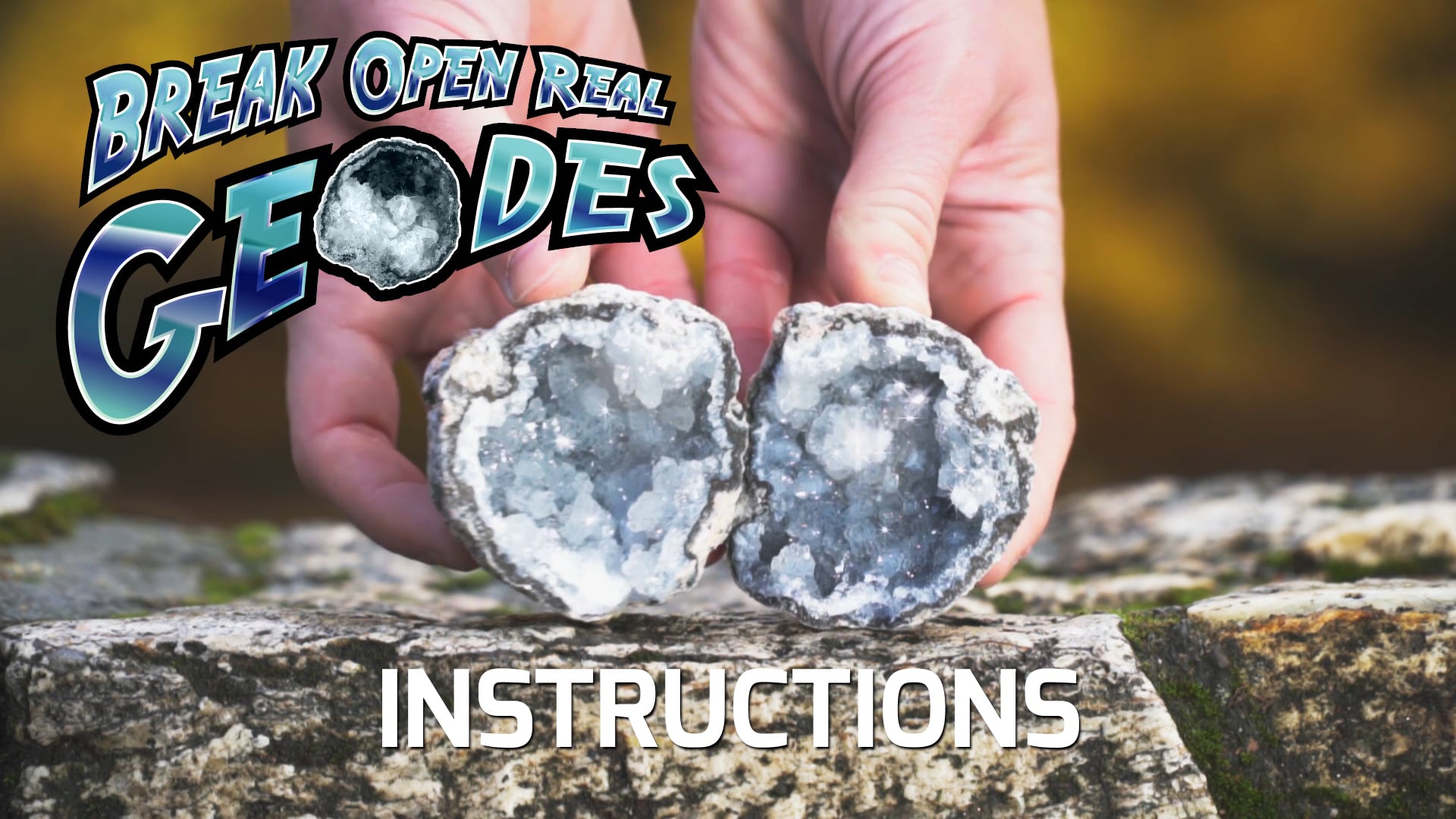 Break Open Geode Instructions - Discover With Dr Cool