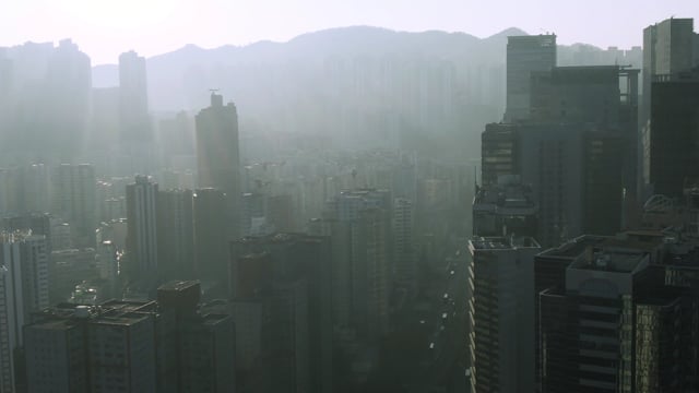 City, Pollution, Dust, Buildings