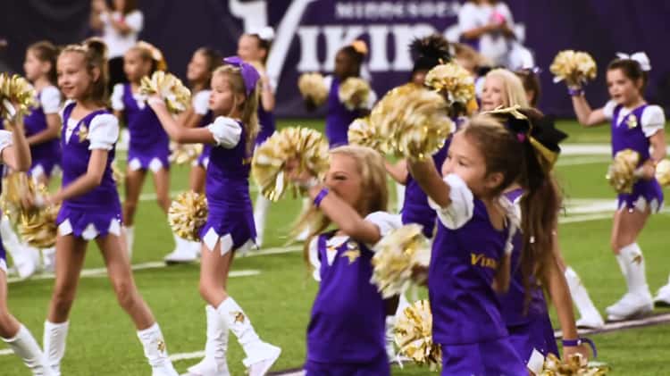 Your Daughter Can Be a Junior Minnesota Vikings Cheerleader