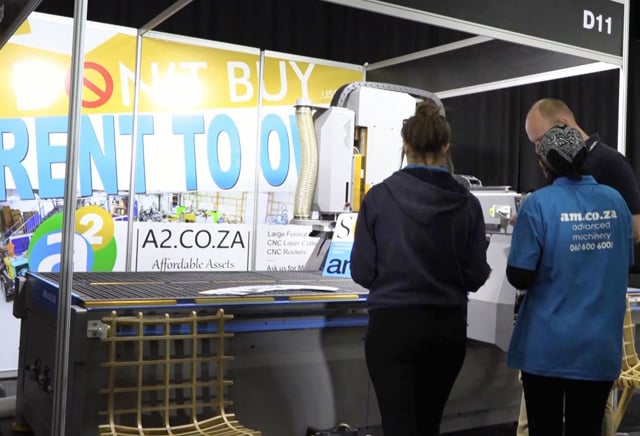 Signage Machine Rent to Own Offered at SignAfrica 2018 by Bizmatic A2.CO.ZA Rental Platform, Start Business