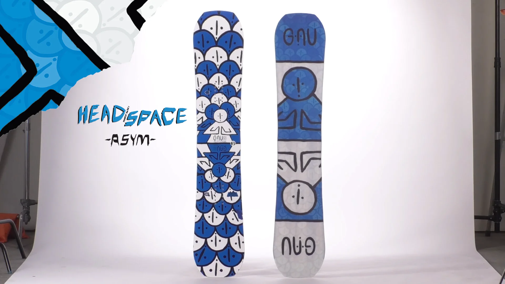 HEAD SPACE [FOREST BAILEY PROMODEL] - GNU SNOWBOARDS 18-19